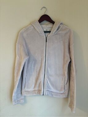 UGG Cream Plush Fleece Zip Hoodie Jacket Large Soft Cozy